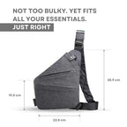 Unisex Anti-Theft Crossbody Bag | Stylish & Versatile Accessory to Complete Any Look, Any Occasion