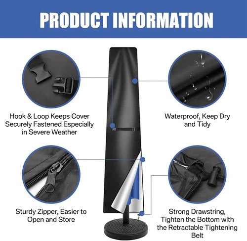 Waterproof Outdoor Parasol Cover | Hardy, Weather-Resistant & Beautifully Designed for Your Outdoor Space