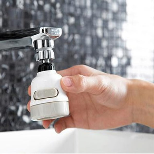 Rotating Faucet Attachment with 3 Spray Modes | Compact, Stylish & Incredibly Useful — An Everyday Home Must-Have