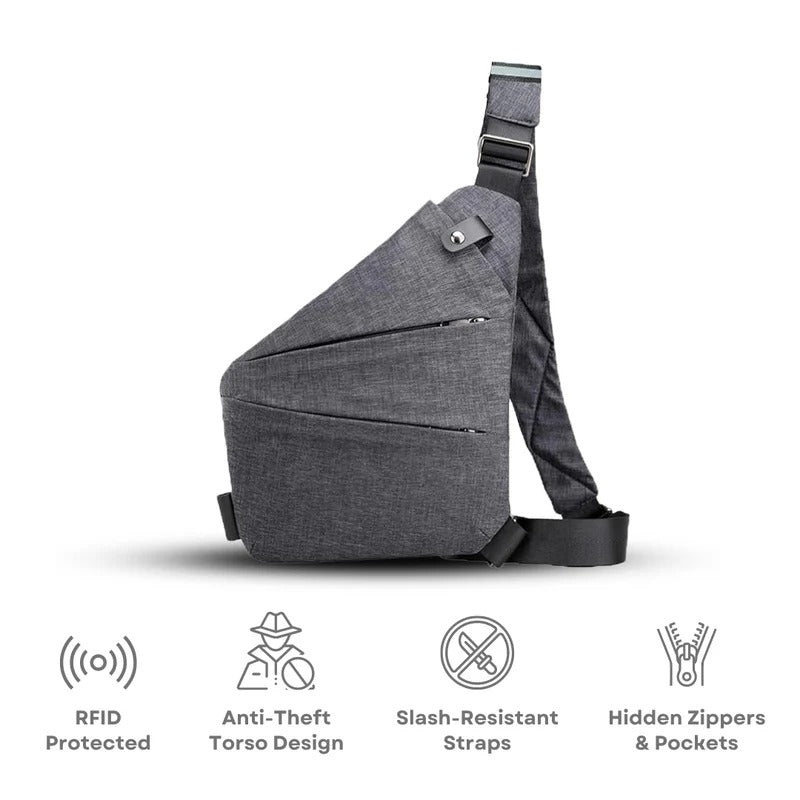 Unisex Anti-Theft Crossbody Bag | Stylish & Versatile Accessory to Complete Any Look, Any Occasion