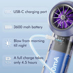 Portable Handheld Fan | Intelligent Design Meets Reliable, Long-Lasting Everyday Performance