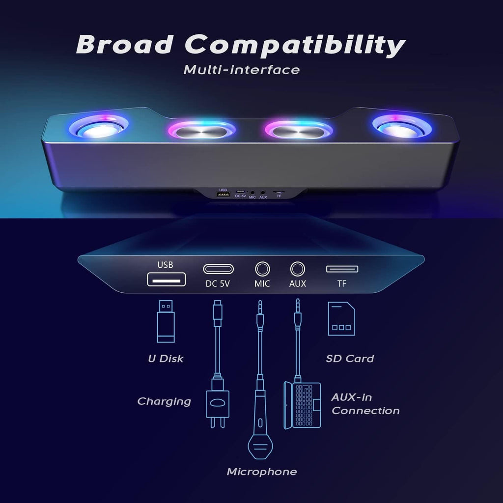 Wireless RGB Computer Speakers | Smart, Reliable Technology for Easier, More Connected Everyday Living