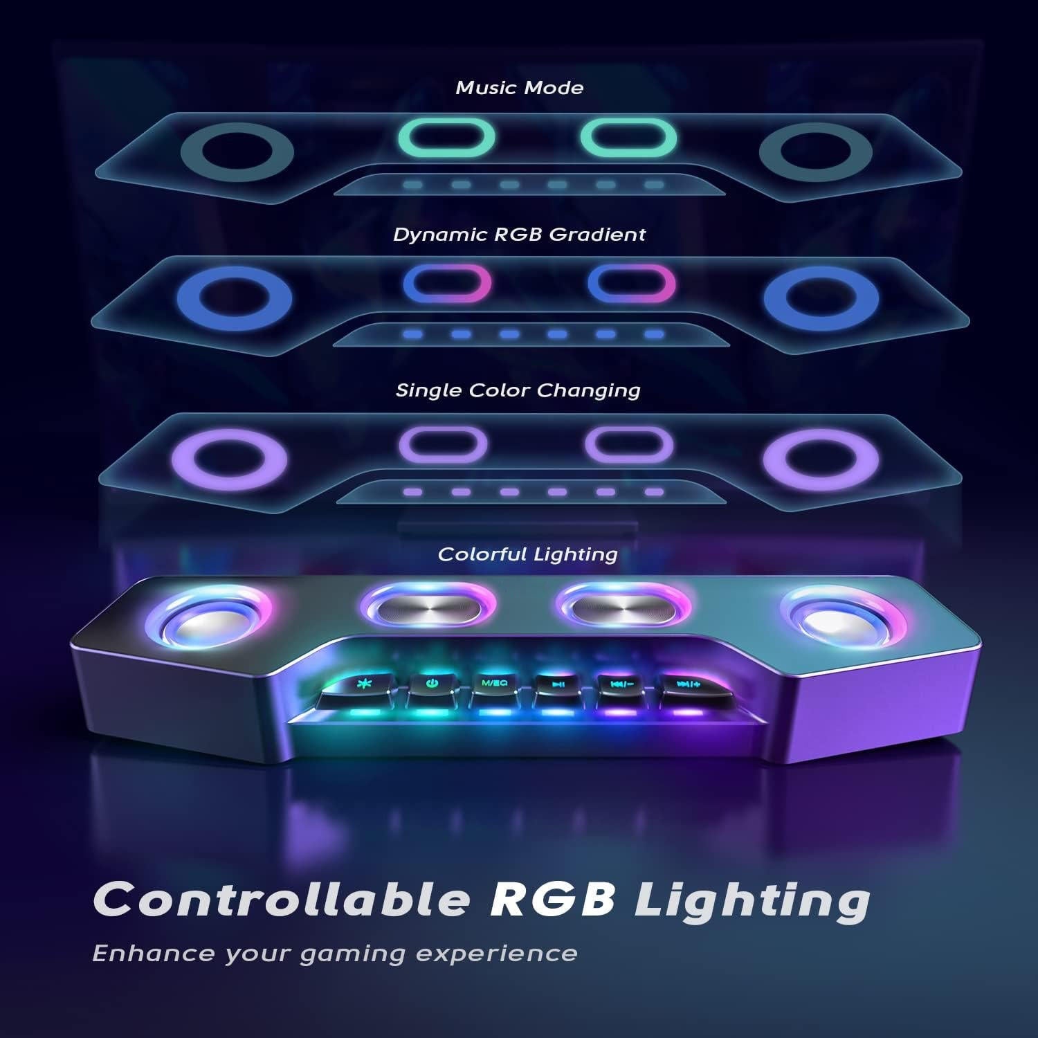Wireless RGB Computer Speakers | Smart, Reliable Technology for Easier, More Connected Everyday Living