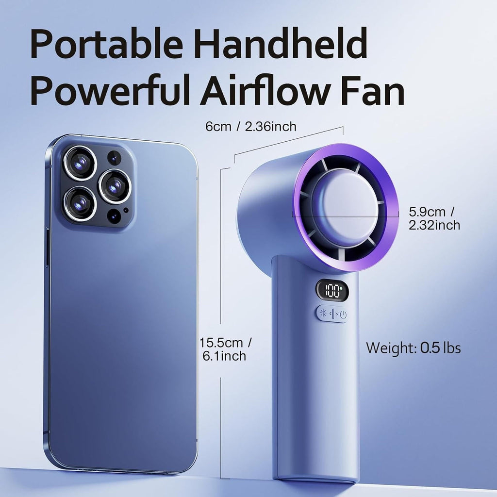 Portable Handheld Fan | Intelligent Design Meets Reliable, Long-Lasting Everyday Performance