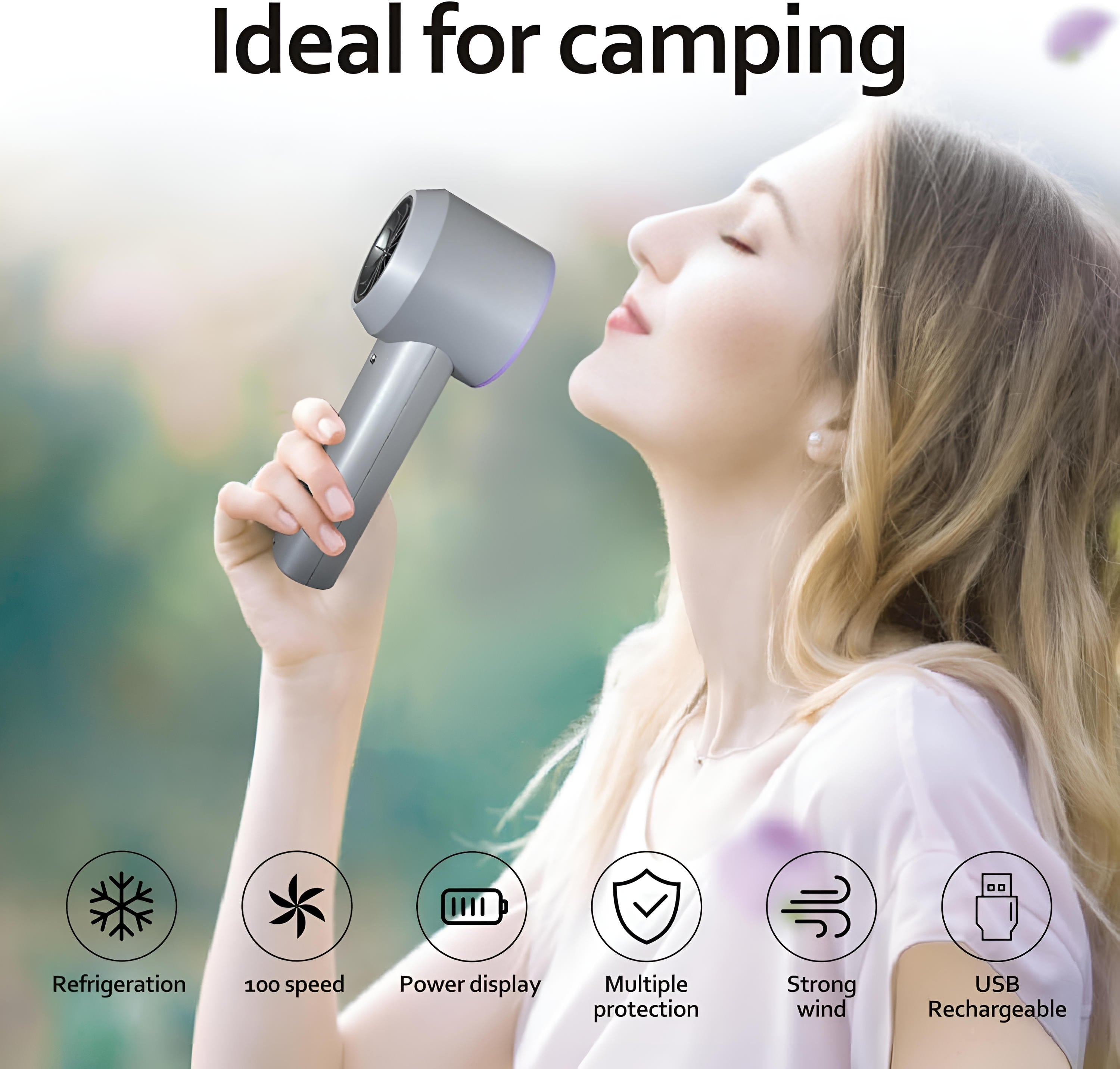 Portable Handheld Fan | Intelligent Design Meets Reliable, Long-Lasting Everyday Performance