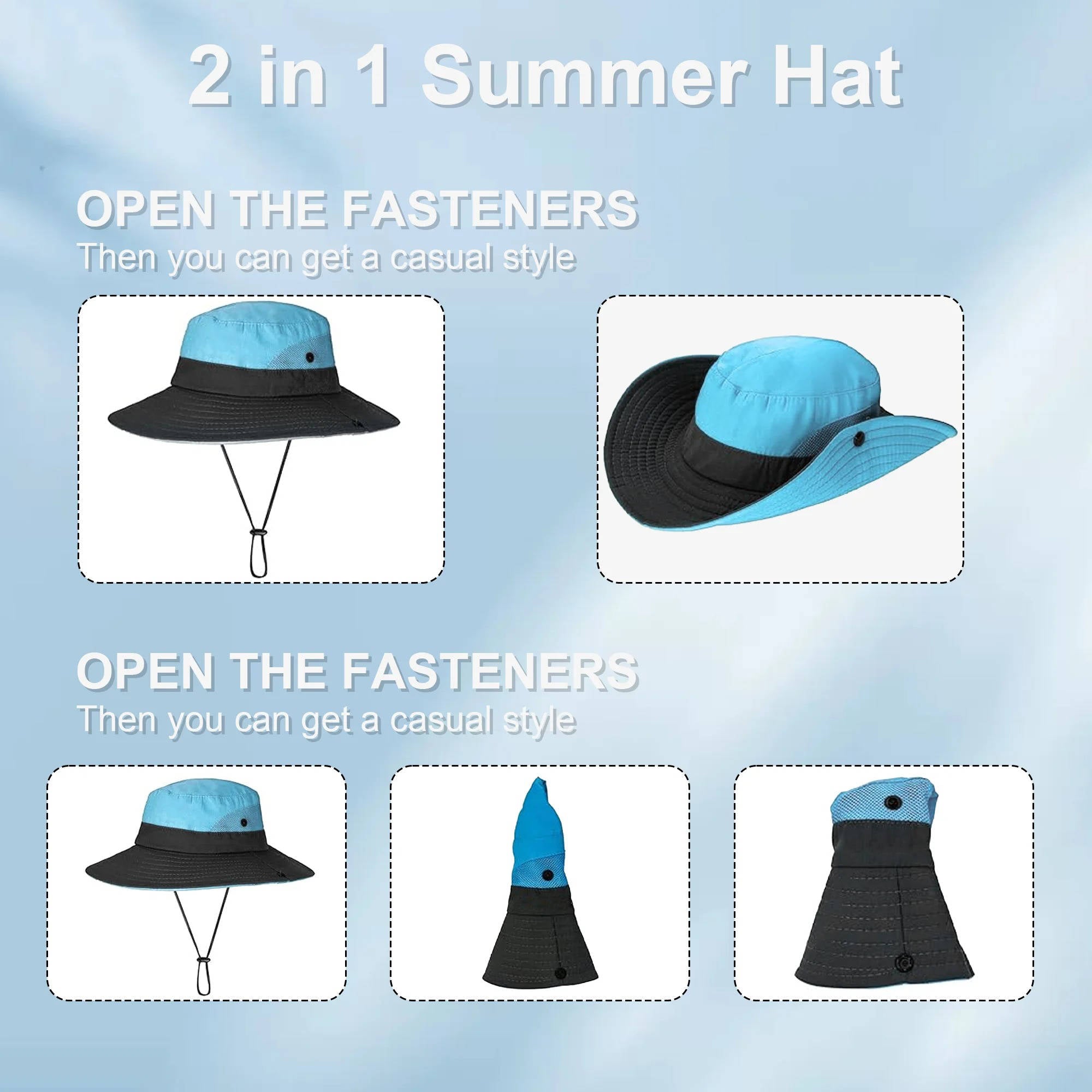 UV Protection Foldable Sun Hat | Stylish & Versatile Accessory to Complete Any Look, Any Occasion