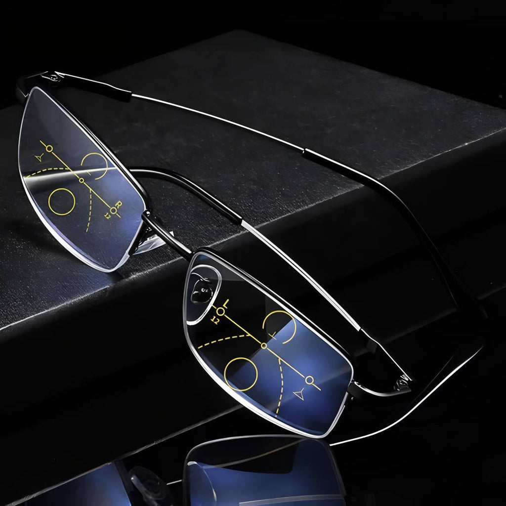 Smart German Progressive Glasses — Multifocal Intelligent Reading & Distance Eyewear | Effortlessly Functional Home Essential for Clean, Organised Living