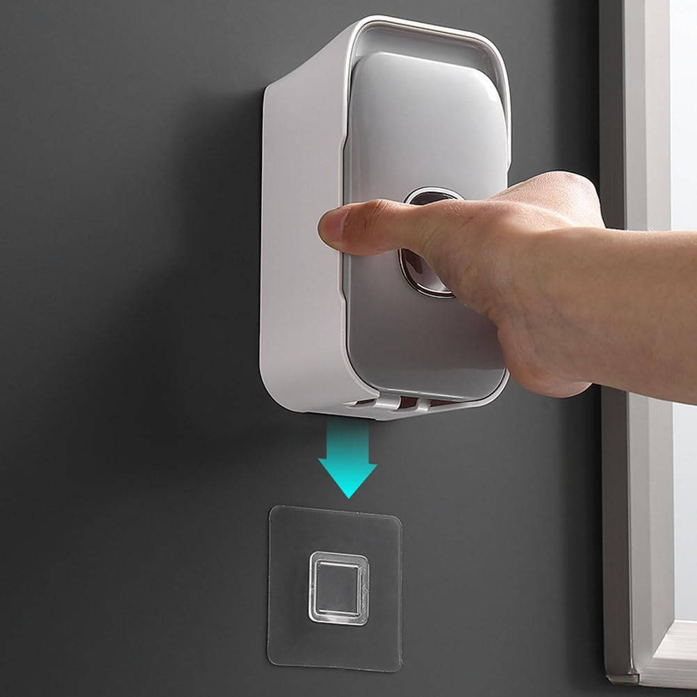 Automatic Toothpaste Dispenser Wall Mounted | Effortlessly Functional Home Essential for Clean, Organised Living