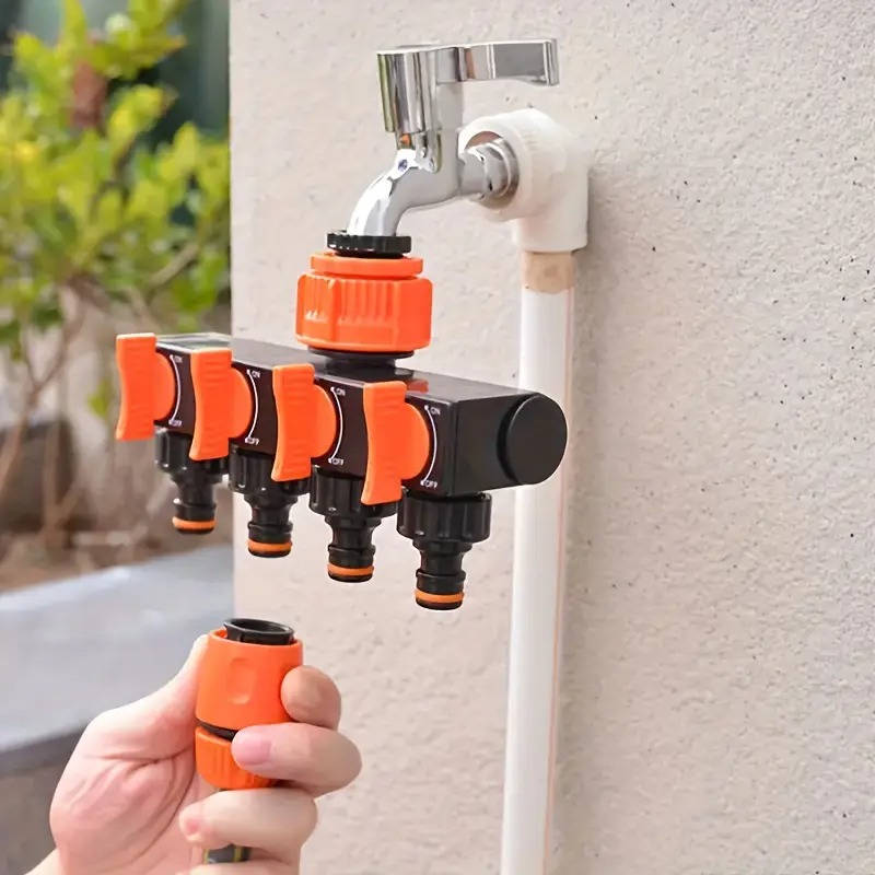 Garden Hose Splitter 4 Way | Hardy, Weather-Resistant & Beautifully Designed for Your Outdoor Space