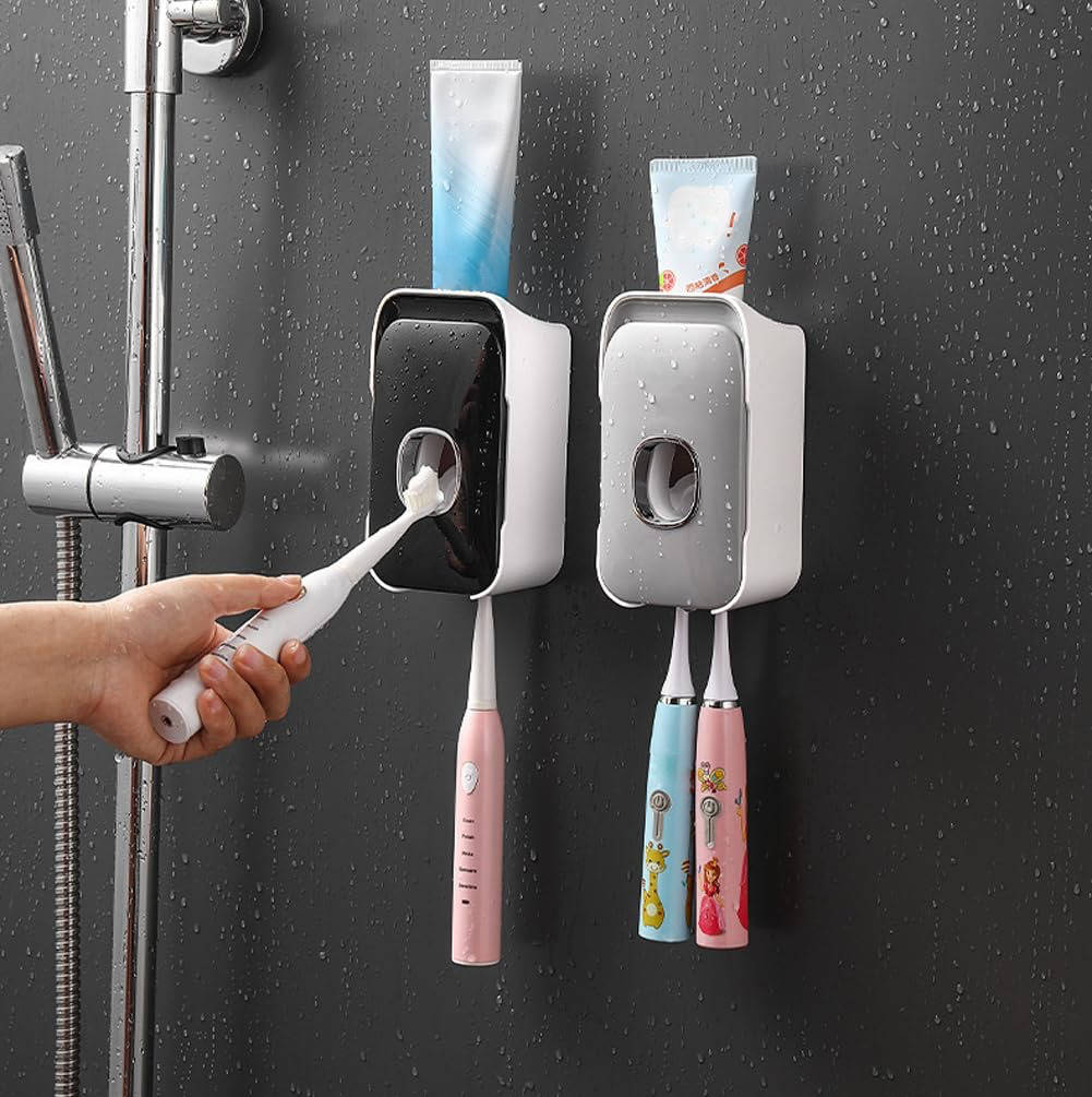 Automatic Toothpaste Dispenser Wall Mounted | Effortlessly Functional Home Essential for Clean, Organised Living