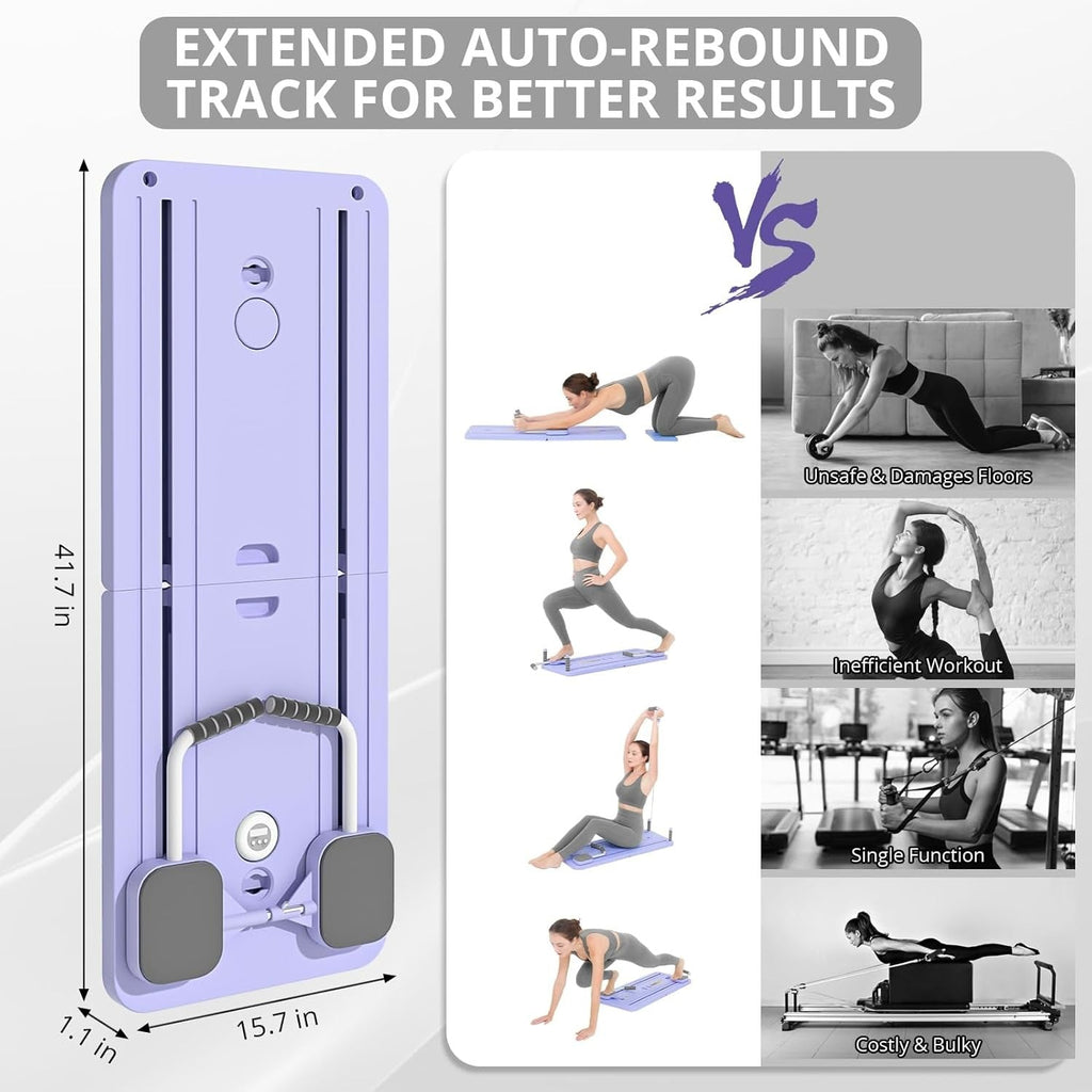 Portable Pilates Reformer Pilate Board | Train Harder, Recover Faster — Premium Fitness Equipment for Home Use