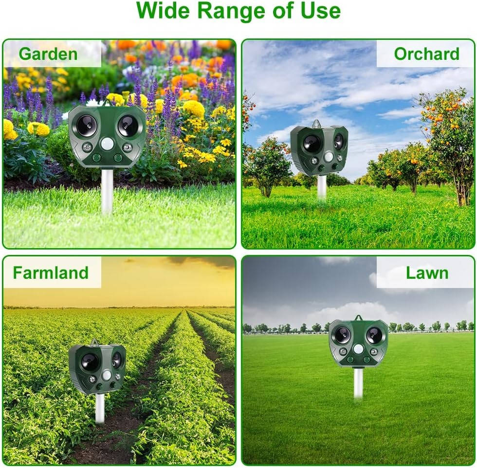 Pigeon And Bird Scarer Ultrasonic And Pest Defender | Premium Outdoor Essential for Garden Lovers — Built to Last Outdoors