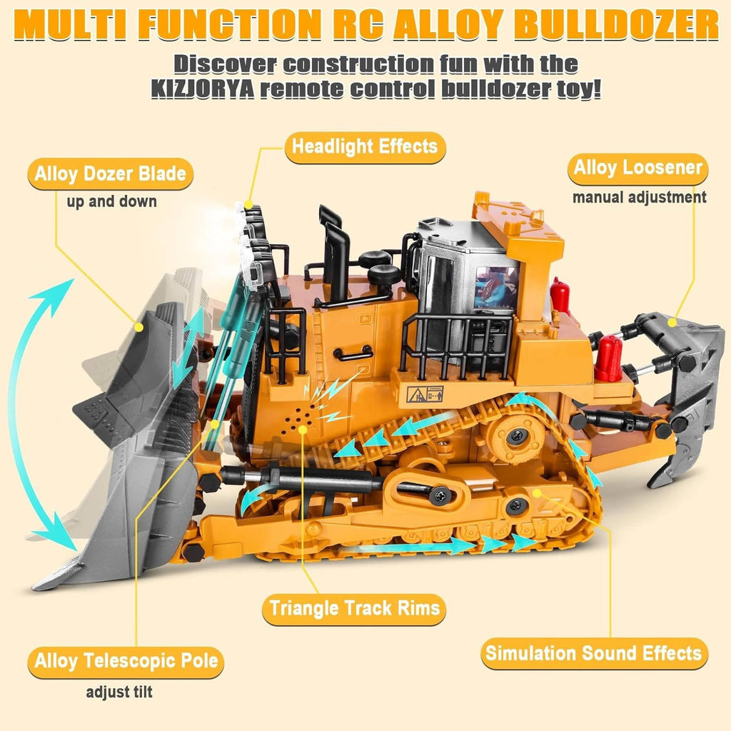 4WD Remote Control Excavator Bulldozer Dump | Compact, Stylish & Incredibly Useful — An Everyday Home Must-Have