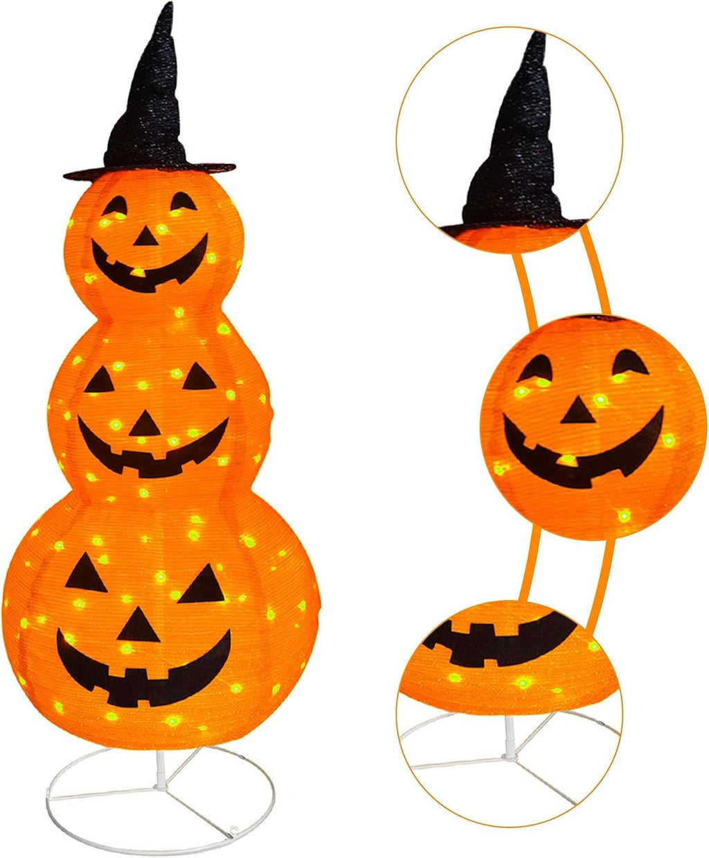 Halloween Pumpkin Outdoor Decorations | Bring the Magic of the Season into Your Home with This Beautiful Piece