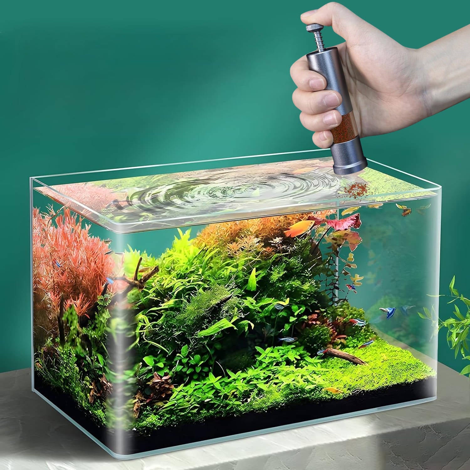 Mini Fish Feeder Aquarium | Vet-Approved Pet Essential for Comfort, Safety & Wellbeing