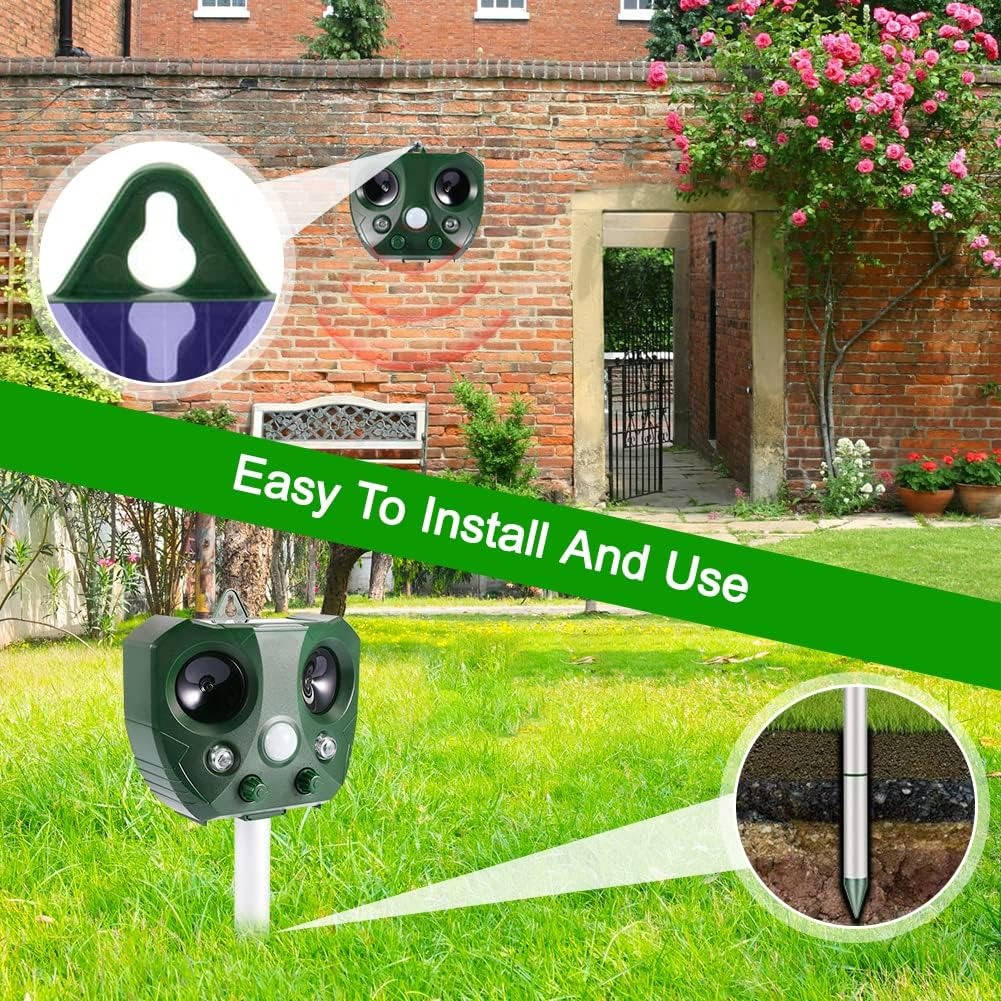 Pigeon And Bird Scarer Ultrasonic And Pest Defender | Premium Outdoor Essential for Garden Lovers — Built to Last Outdoors