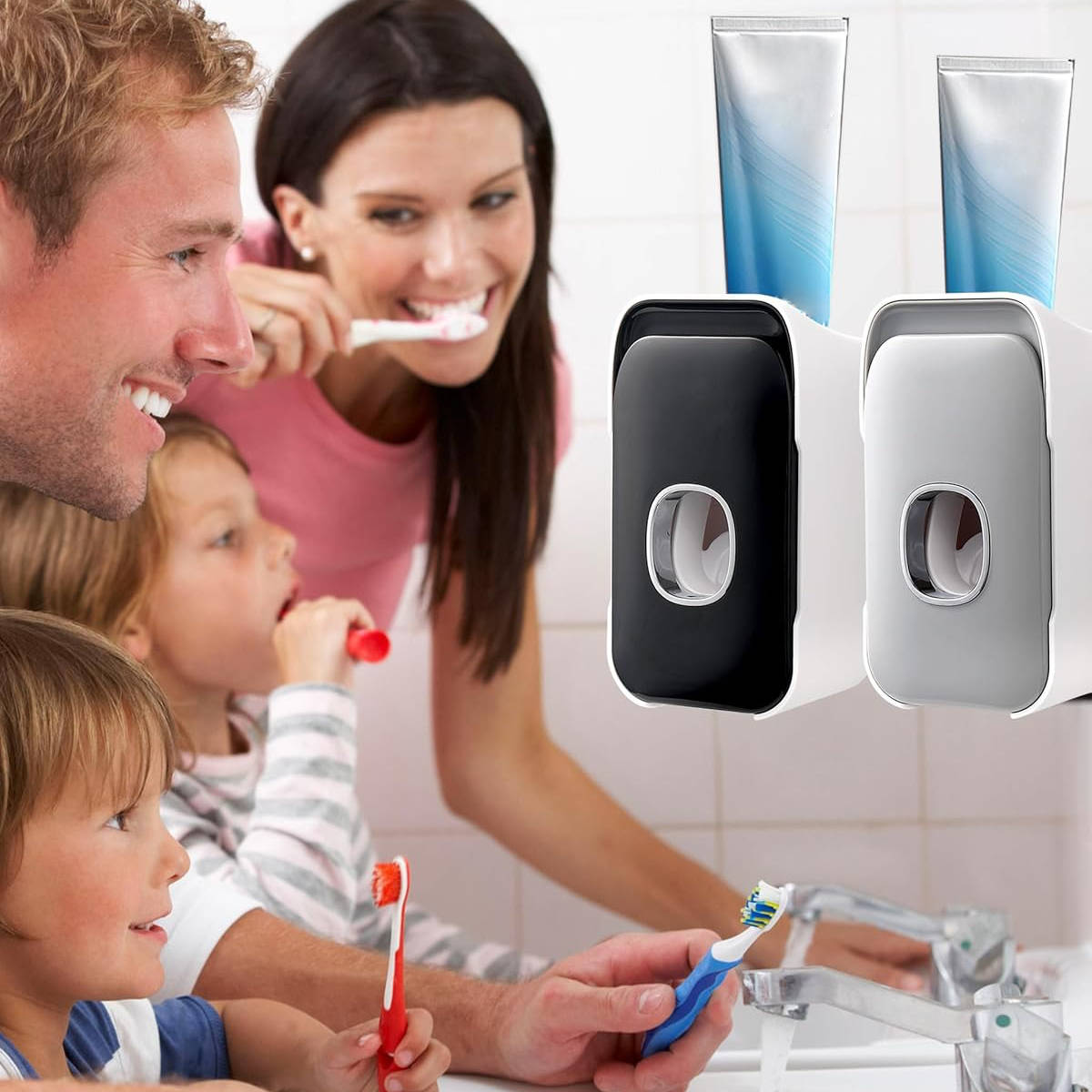 Automatic Toothpaste Dispenser Wall Mounted | Effortlessly Functional Home Essential for Clean, Organised Living