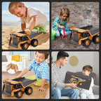 4WD Remote Control Excavator Bulldozer Dump | Compact, Stylish & Incredibly Useful — An Everyday Home Must-Have