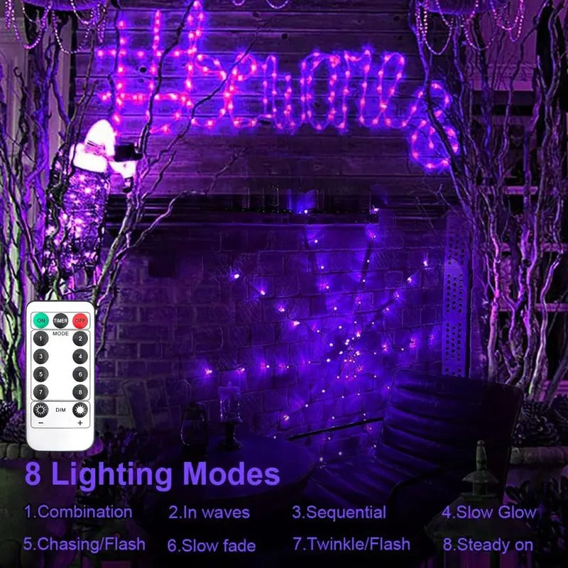 Halloween Spider Web Lights Outdoor | Bring the Magic of the Season into Your Home with This Beautiful Piece