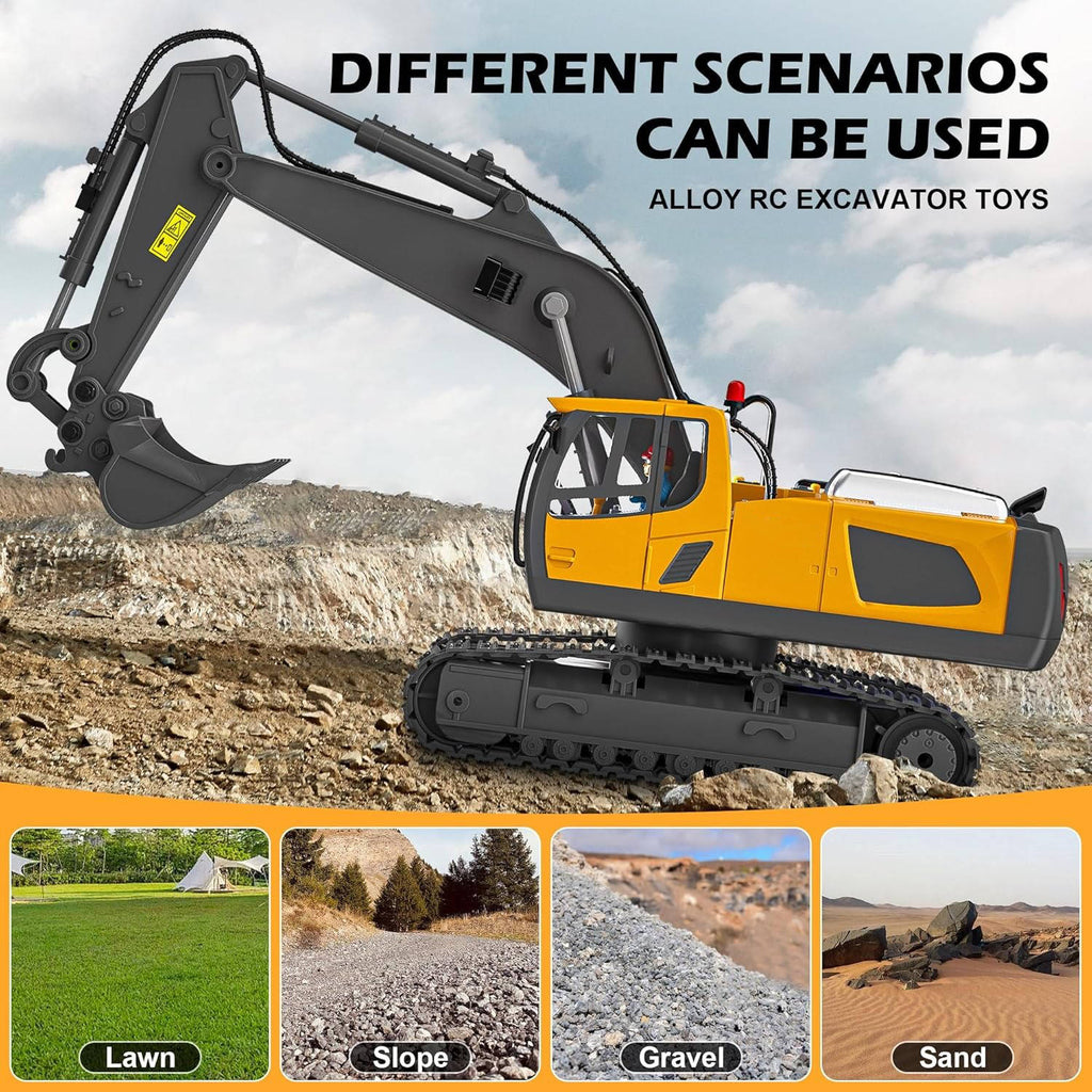 4WD Remote Control Excavator Bulldozer Dump | Compact, Stylish & Incredibly Useful — An Everyday Home Must-Have