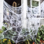 200 Sqft Spider Webs Halloween Door Decorations With Fake Spiders | Beautiful, Festive & Built to Last Season After Wonderful Season