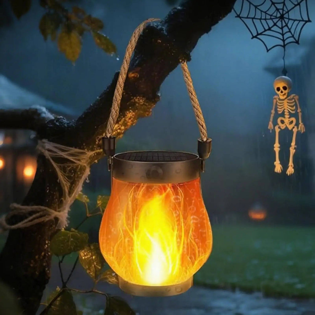 Solar Outdoor Porch Flame Lanterns | Premium Outdoor Essential for Garden Lovers — Built to Last Outdoors