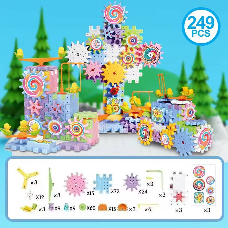 263 Pcs Kids Building Blocks Kit | Fun & Educational Toy for Curious, Creative, Confident Kids