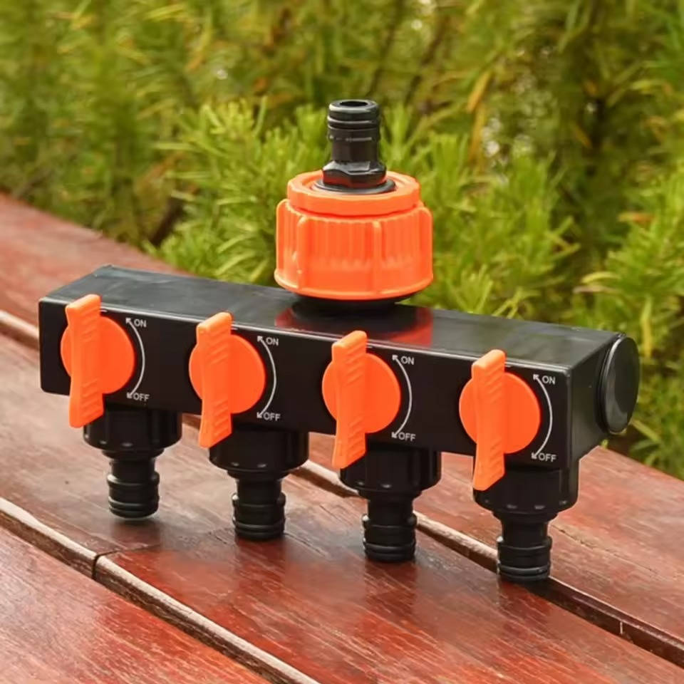 Garden Hose Splitter 4 Way | Hardy, Weather-Resistant & Beautifully Designed for Your Outdoor Space