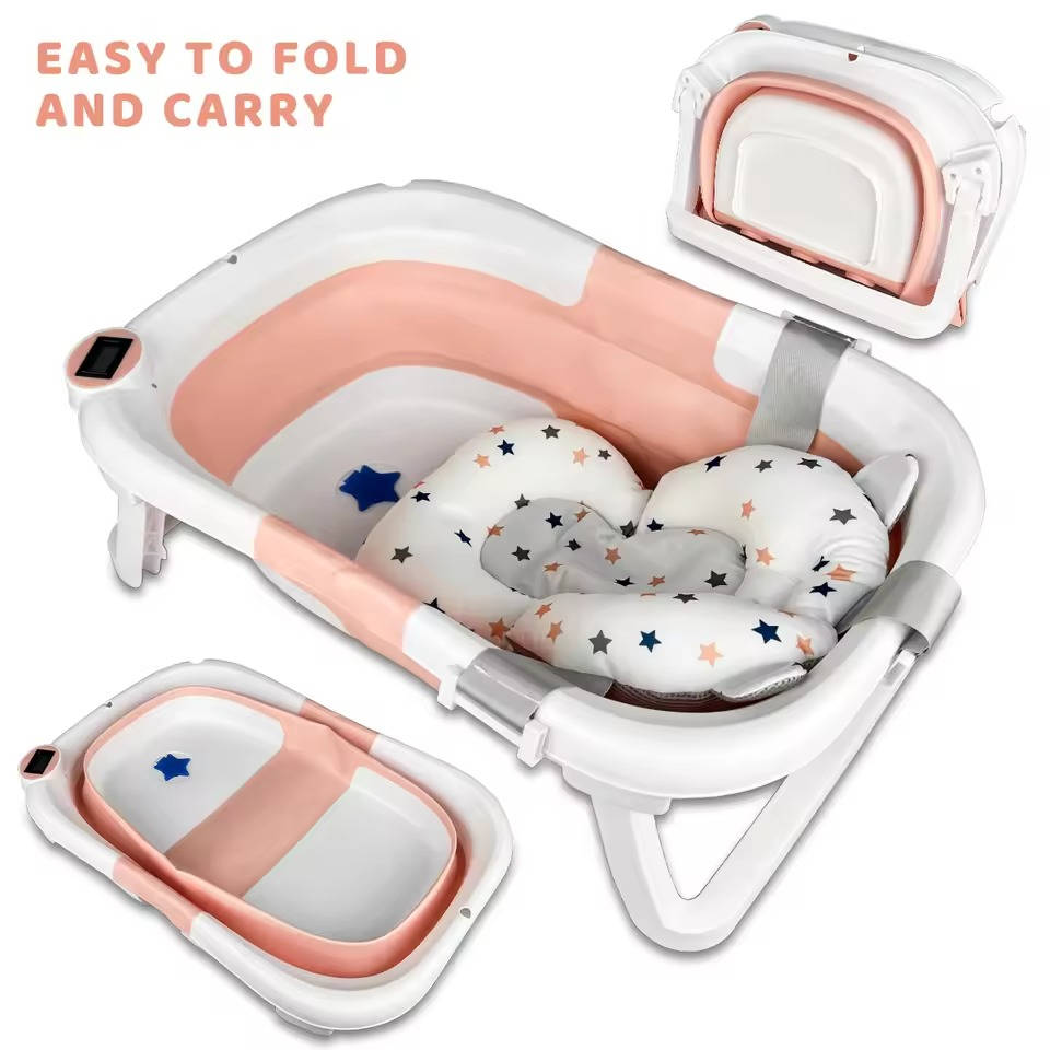 Foldable Newborn Bathing Tub | Thoughtfully Designed for Newborns, Infants & Growing Toddlers