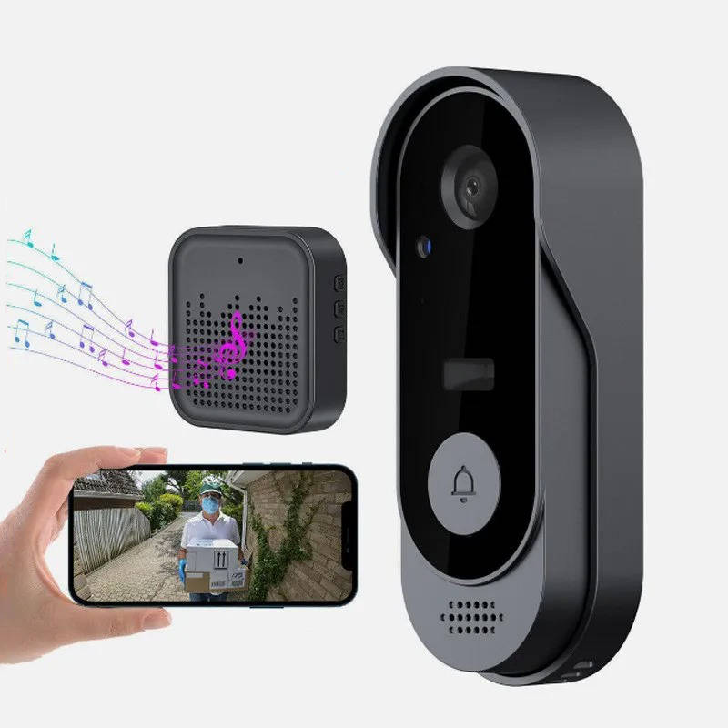Wireless Smart Video Doorbell | No Subscription Needed | High Definition Camera Doorbell | Cleverly Designed for Everyday Use — You'll Wonder How You Managed Without It
