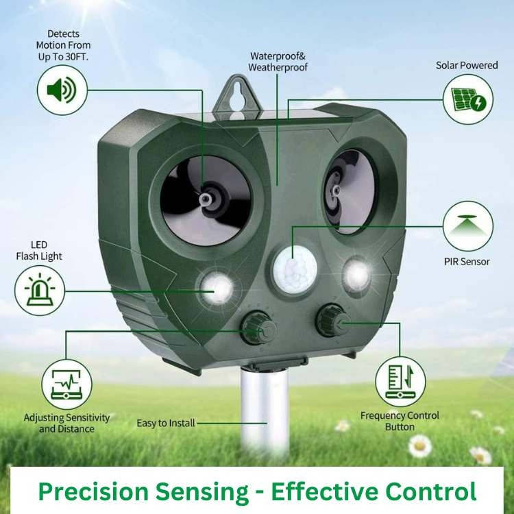 Pigeon And Bird Scarer Ultrasonic And Pest Defender | Premium Outdoor Essential for Garden Lovers — Built to Last Outdoors