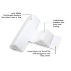 Newborn Side Sleeper Wedge | Parent-Trusted Baby Essential — Comfort, Safety & Peace of Mind