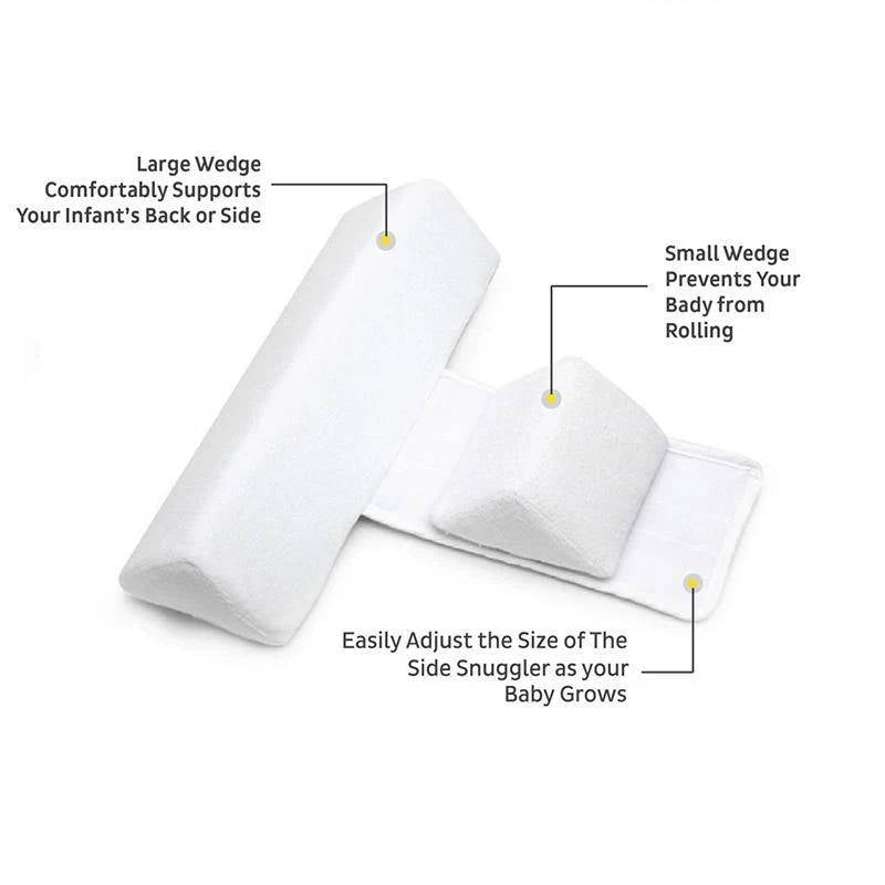 Newborn Side Sleeper Wedge | Parent-Trusted Baby Essential — Comfort, Safety & Peace of Mind