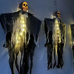 Glowing Skull Scary Outdoor Halloween Decorations — Set of Two | Some Decorations Are Just Décor — This One Becomes Part of Your Tradition