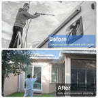4000 PSI Telescoping High Pressure Power Washer Extension Wands For Gutter & Roof Drainage & Walls Cleaning | Stylish Home Essential That Transforms & Elevates Your Living Space