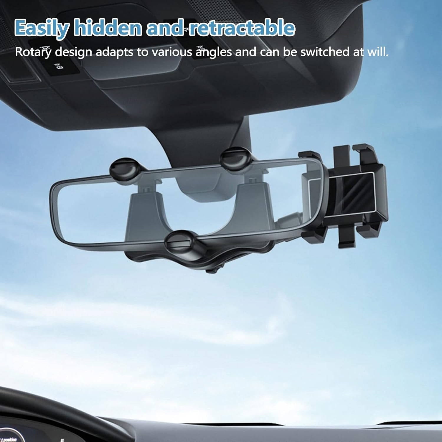 Rotatable and Retractable Car Phone Holder | Intelligent Design Meets Reliable, Long-Lasting Everyday Performance