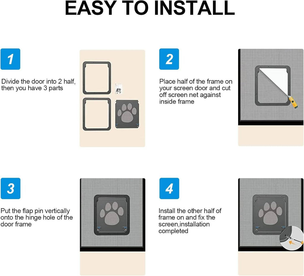 Pet Screen Door For Dogs And Cats | Designed for Happy, Healthy, Well-Loved Pets of Every Breed