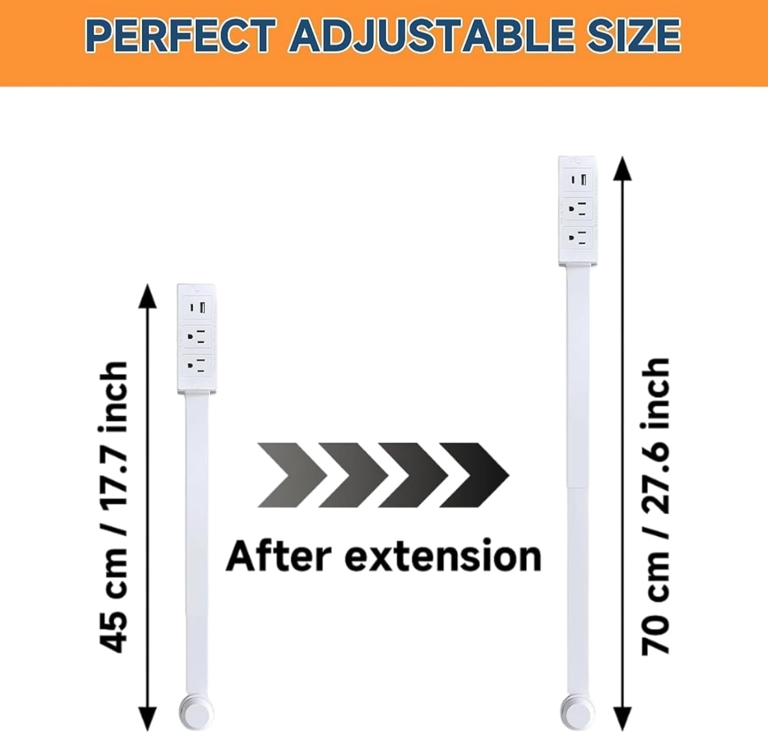 Plug in Extender Outlet with Rotating Arm | Style and Practicality Finally Together — The Modern Home Essential