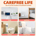 Plug in Extender Outlet with Rotating Arm | Style and Practicality Finally Together — The Modern Home Essential