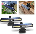2 Set Portable Solar Fence Lights | Easy-Care Garden Essential That Transforms Any Outdoor Space