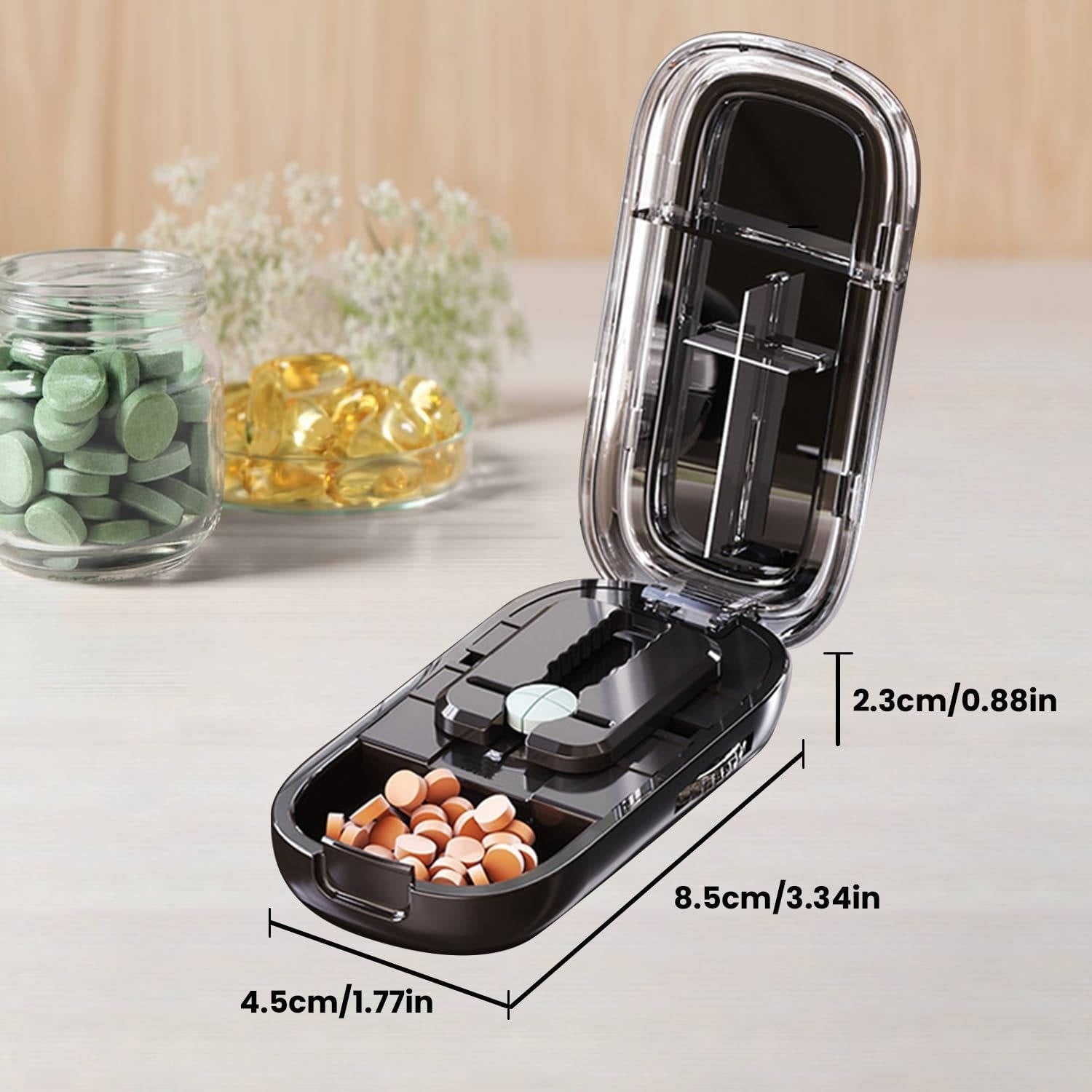 Versatile Portable Pills Cutter | Compact, Stylish & Incredibly Useful — An Everyday Home Must-Have