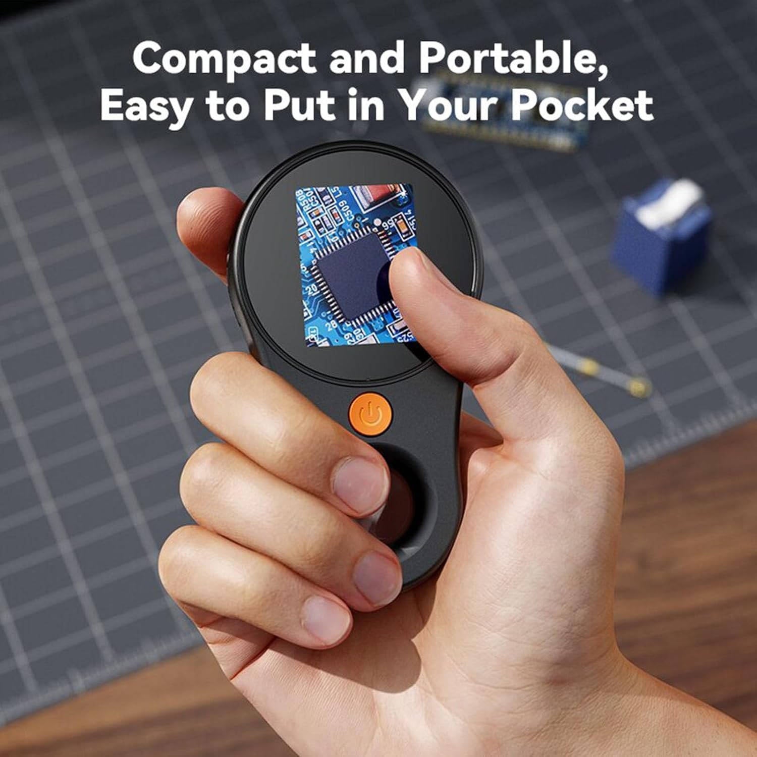 Handheld Portable Microscope Coin & Jewelry Magnifier 500X | Compact, Powerful & Ready to Go — Premium Tech at Outstanding Value