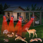 2pcs Solar Powered Ultrasonic Animal Repellent | Easy-Care Garden Essential That Transforms Any Outdoor Space