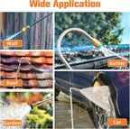 4000 PSI Telescoping High Pressure Power Washer Extension Wands For Gutter & Roof Drainage & Walls Cleaning | Stylish Home Essential That Transforms & Elevates Your Living Space