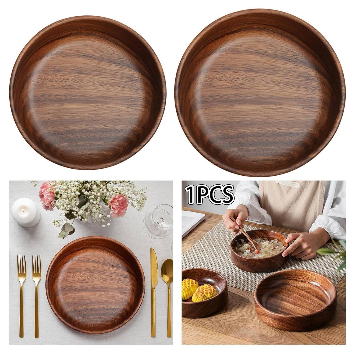 Wood Bowls For Food | Practical, Beautiful & Built to Last — The Smart Choice for Any Home