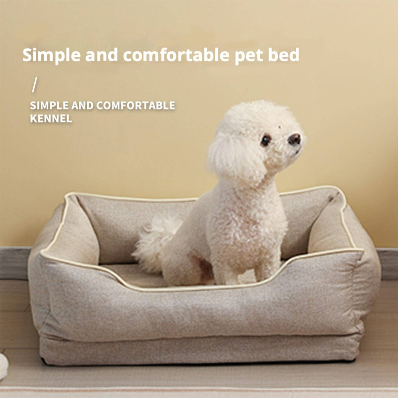 Orthopedic Anti-Slip Dog Car Seat Cover | Waterproof Back Seat Protector with Pet Bed