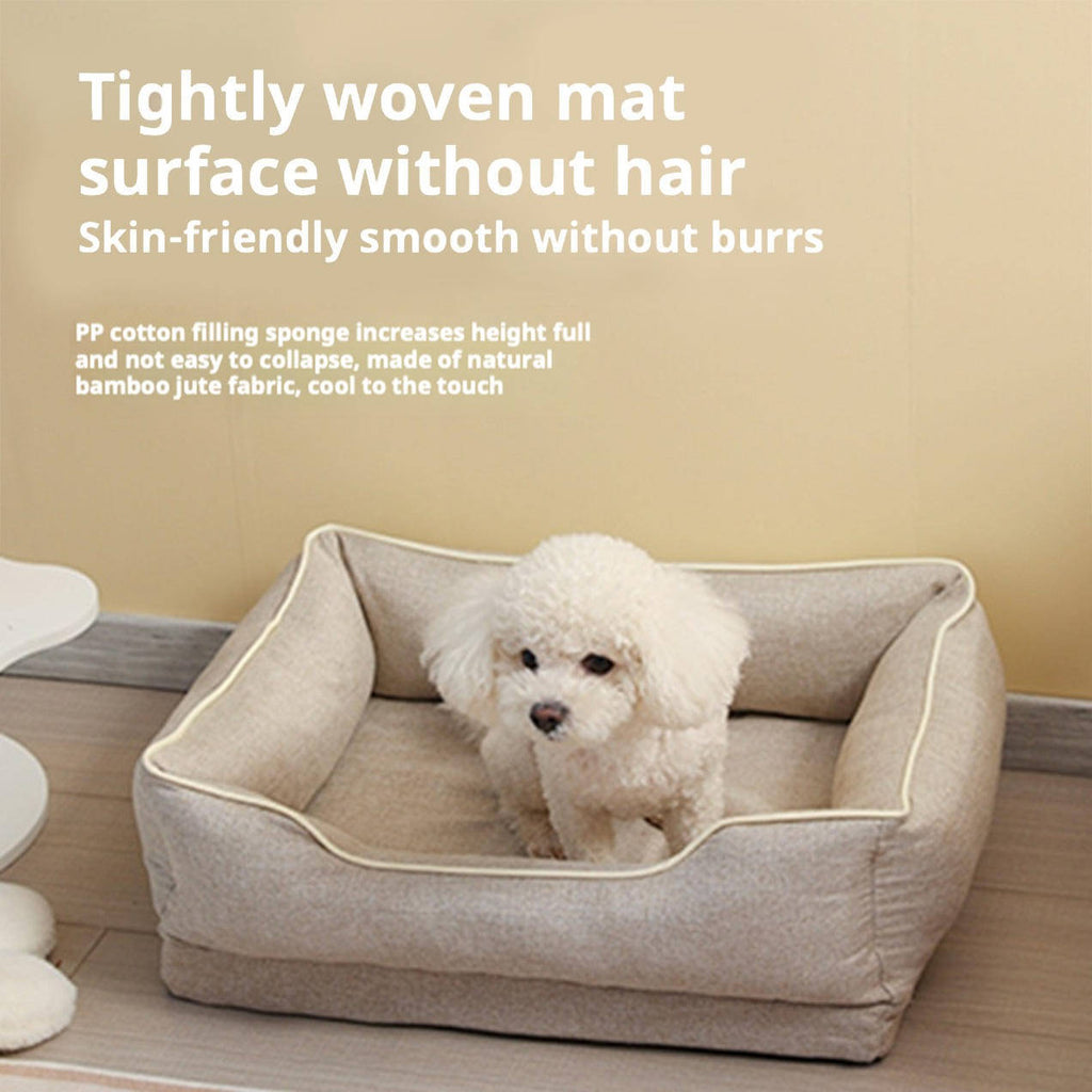 Orthopedic Anti-Slip Dog Car Seat Cover | Waterproof Back Seat Protector with Pet Bed