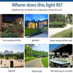 LED Outdoor Solar Light | Built for British Weather — Durable, Attractive Outdoor Design