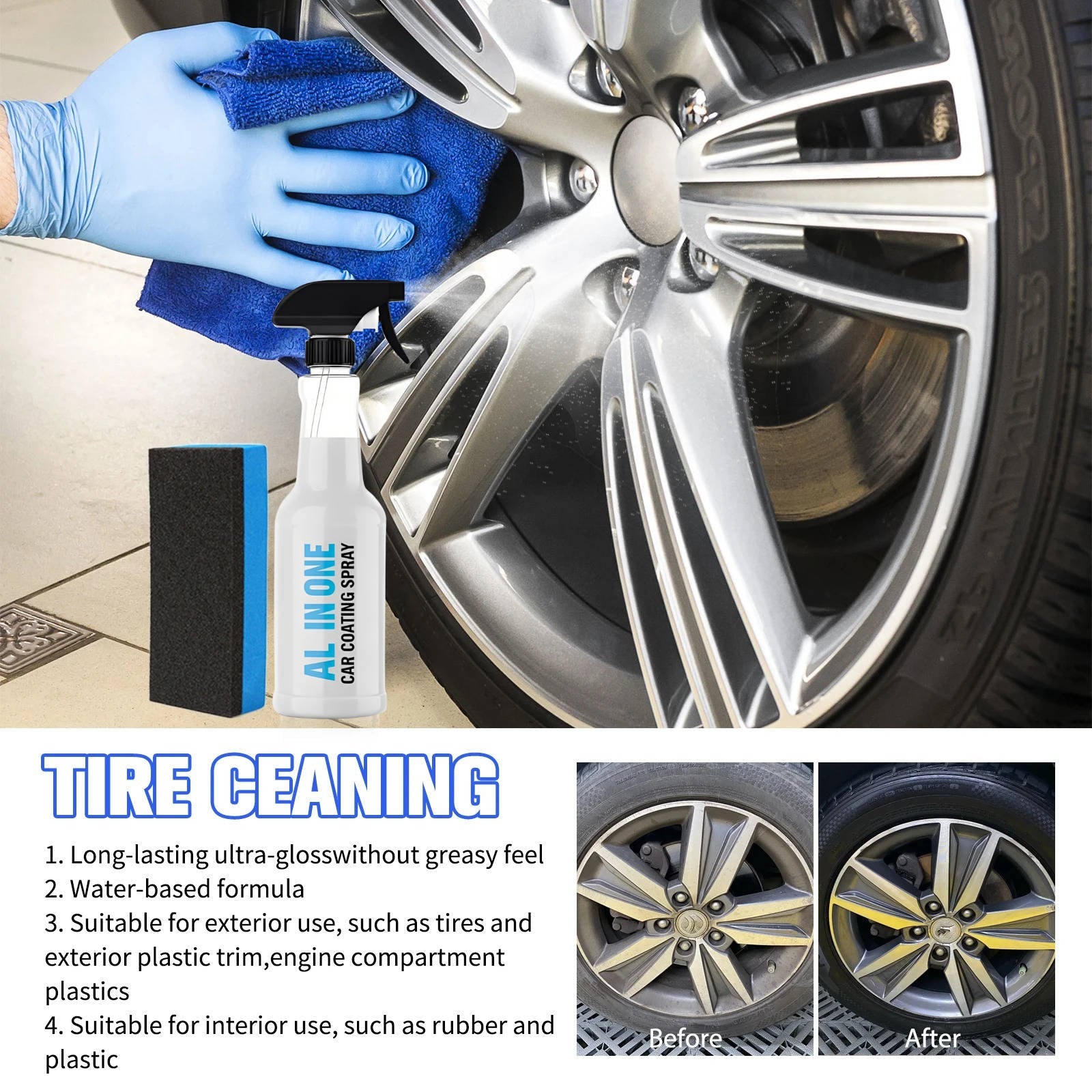 All in One Car Coating Spray | On-Trend, Comfortable Design Built for All-Day Wear & Confident Style