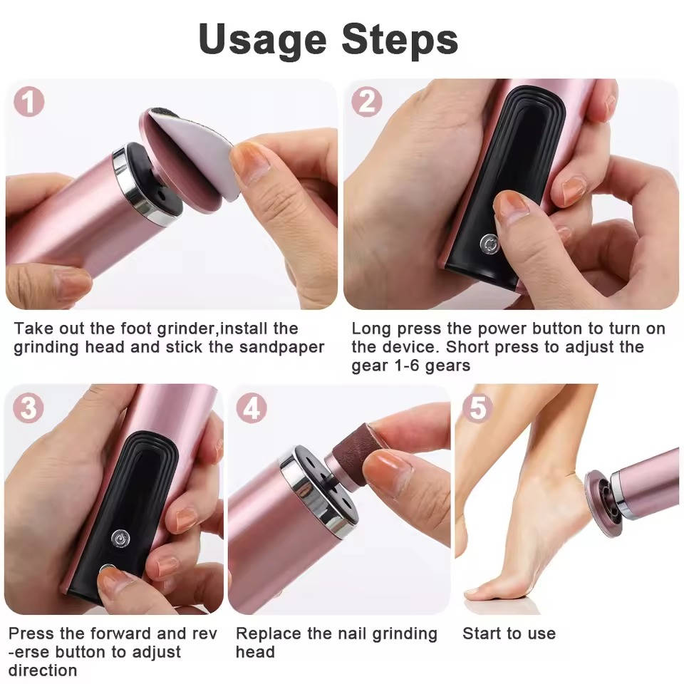 Electric Callus Remover for Soft Feet | Targeted Therapy for Faster Recovery, Less Pain & Better Quality of Life